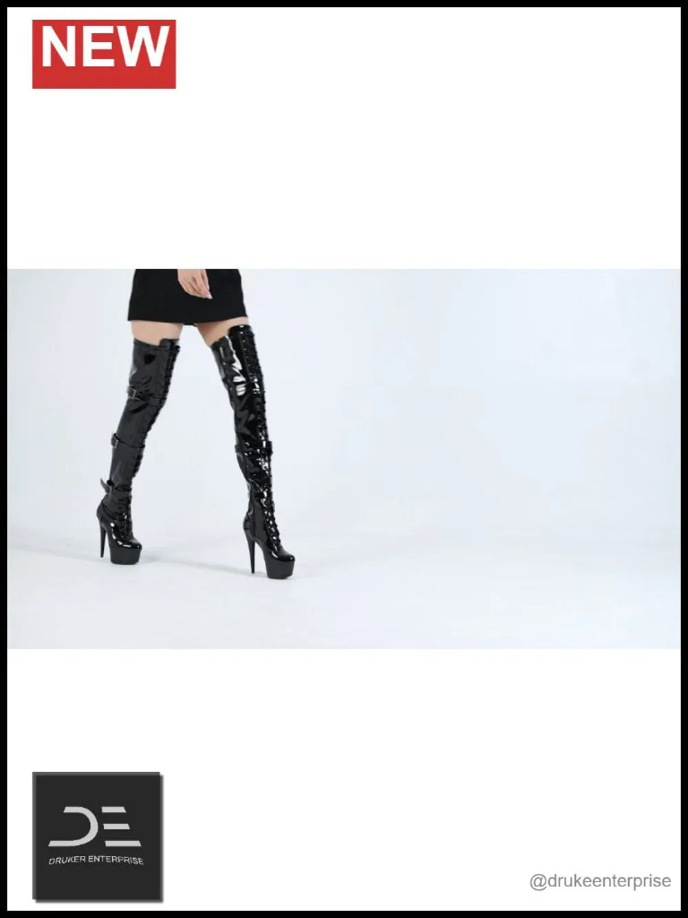 Over the Knee Thigh High Heel Boots 6 Inch Platform Stiletto Exotic Pole Dance